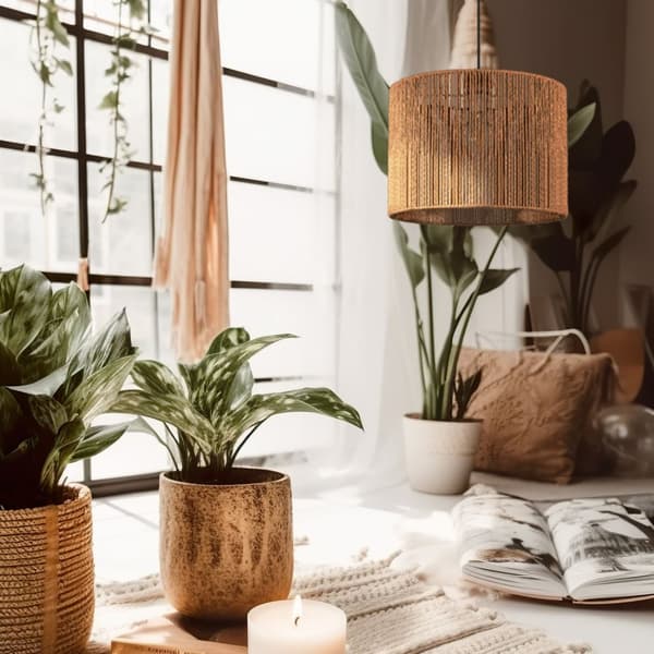 Hængende lampe Boho 25cm APP1323-1CP