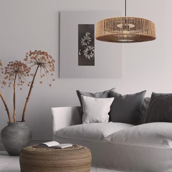 Hængende lampe boho app1294-1pc beige