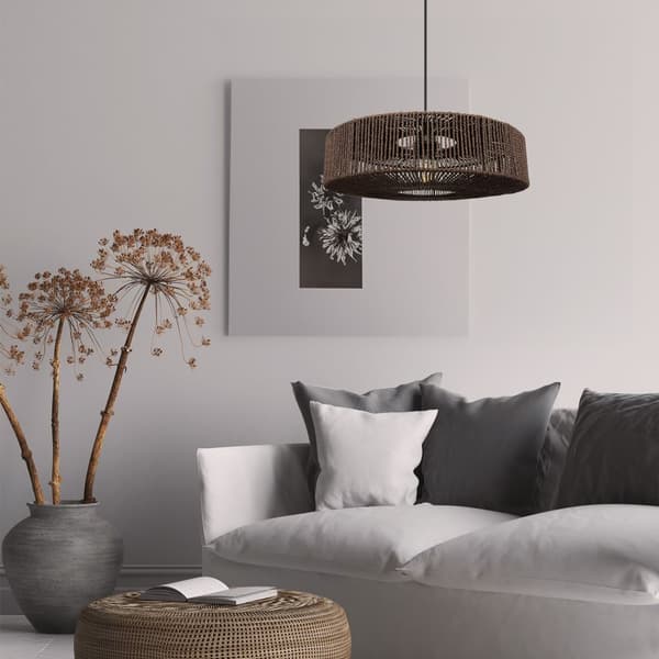 Boho App1295-1CP hængende lampe brun