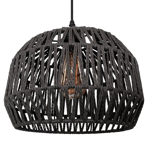 Hængende lampe boho app1483-1cp sort
