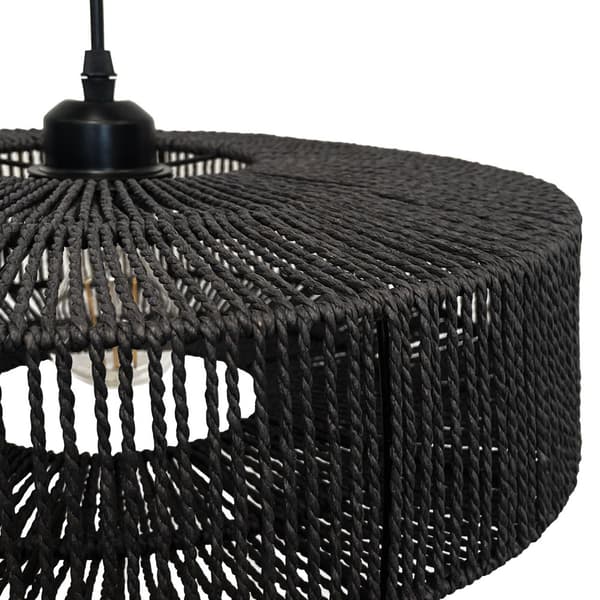 Hængende lampe boho app1484-1cp sort
