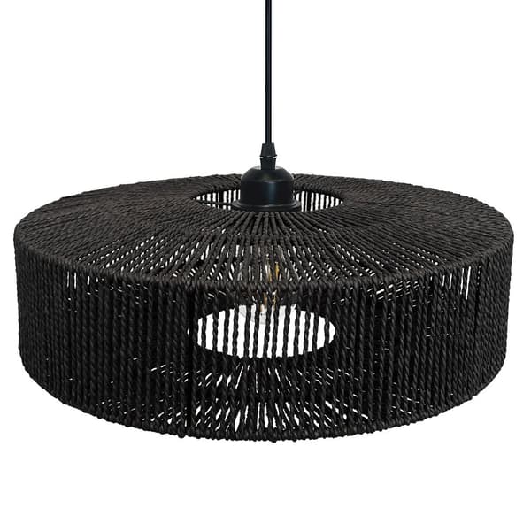 Hængende lampe boho app1484-1cp sort