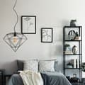 Miniatyrbild 7 av 11: Diamond Hanging Lamp Metal Loft App563-1CP Black