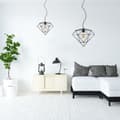 Miniatyrbild 8 av 11: Diamond Hanging Lamp Metal Loft App563-1CP Black