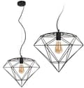Miniatyrbild 1 av 11: Diamond Hanging Lamp Metal Loft App563-1CP Black