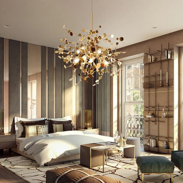 Extravagant hängande lampa app546-3cp guld