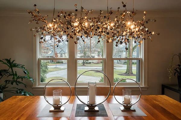 Extravagant hängande lampa app546-3cp guld