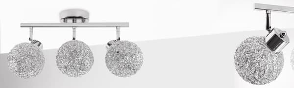 Glamour roikkuva lamppu App672-3c Chrome
