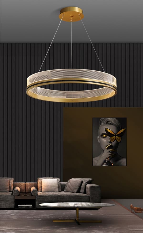 LED Riping Lamp App1190-CP Gold 60cm