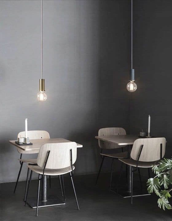 Hængende lampe osti en app110-1cp pulver lyserød