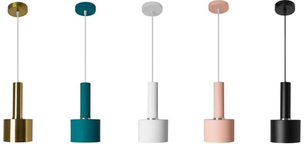 Hængende lampe osti b app117-1cp blå
