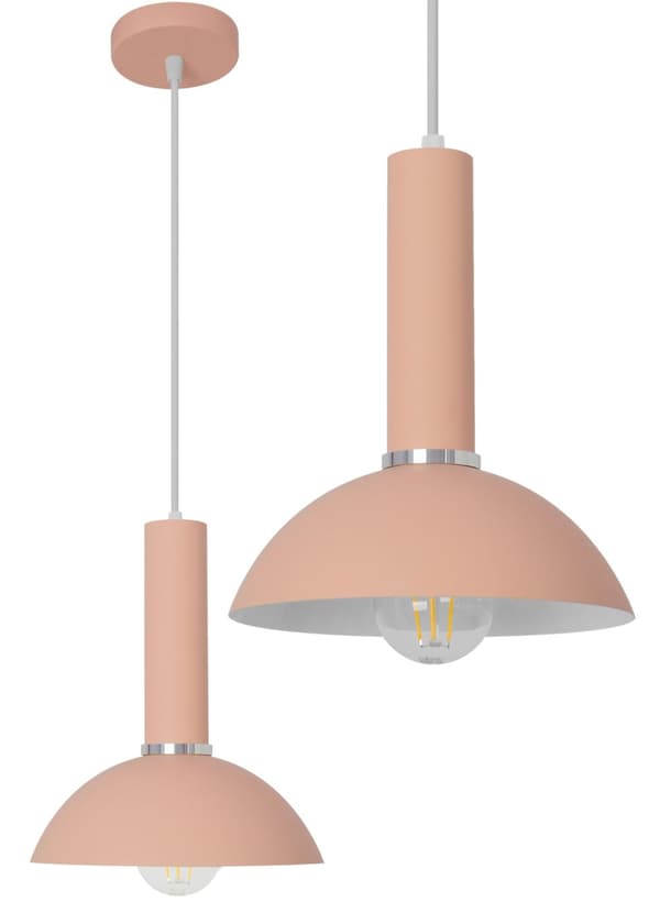 Hængende lampe osti c app128-1cp pink