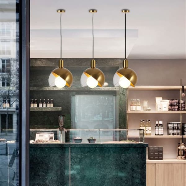 Hængende loft glas glas app638-1cp guld