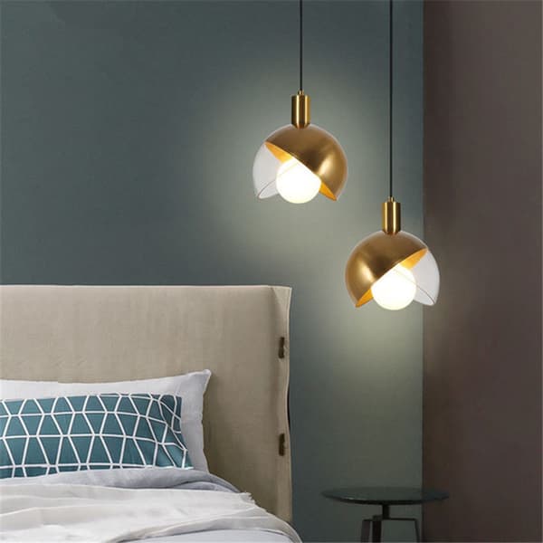 Hængende loft glas glas app638-1cp guld