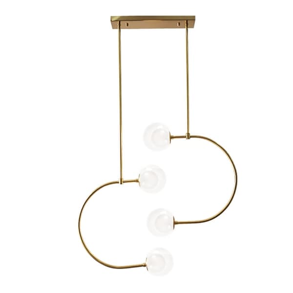 Hængende lampe til glasboller APP639-4CP guld