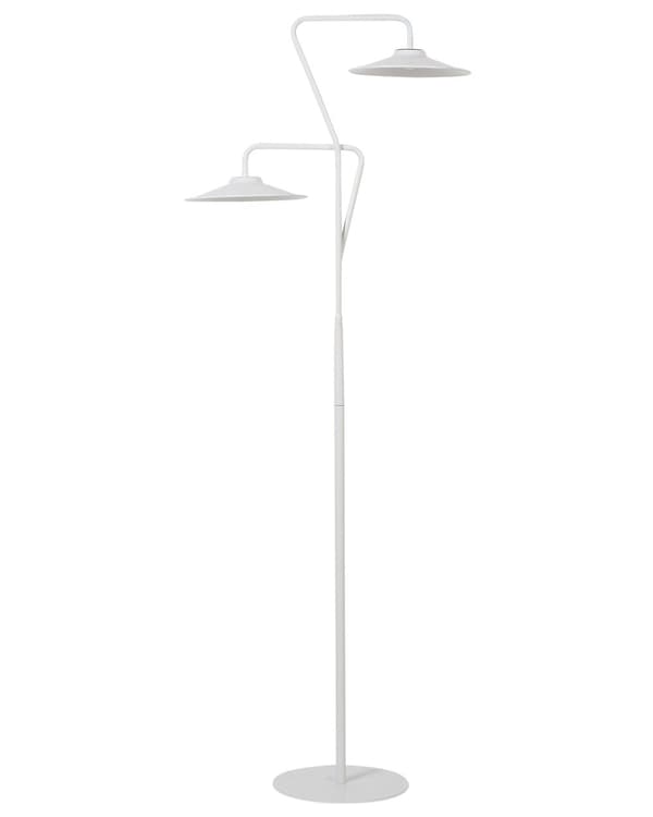 Lattiavalaisin valkoinen 140 cm rauta integroitu LED-valo 2 polttimoa käsintehty USB-ladattava moderni