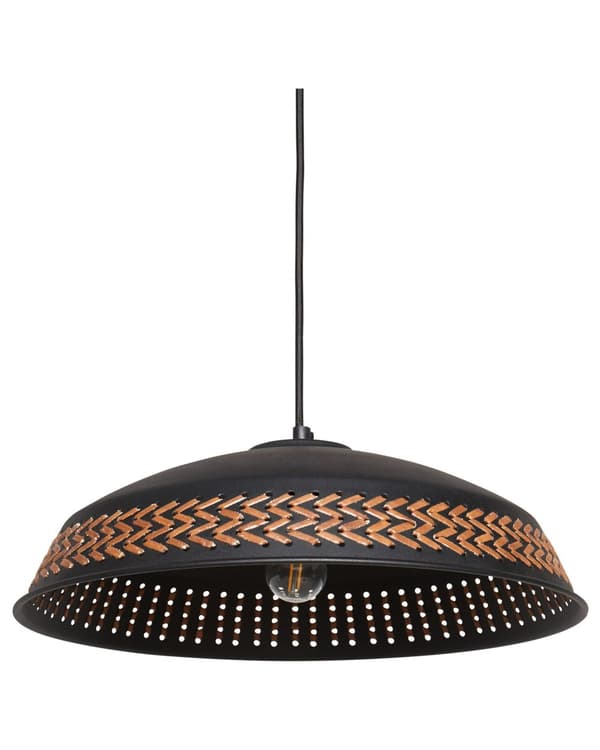 Pendellampe Sort ø 42 Moderne Spisebordslampe til Køkken Indretning Lampe til Spisebord med Synlig Pære