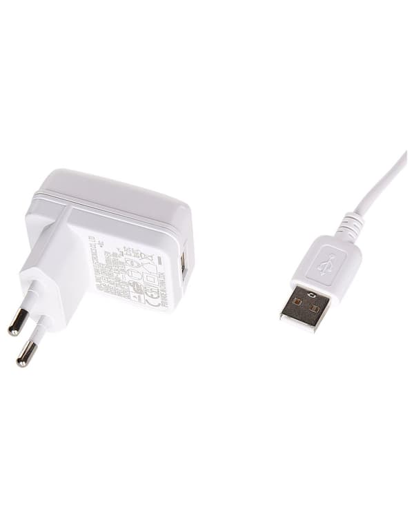 Bordlampe LED Hvit Metall 41 cm Varmt lys USB-lading Moderne design Belysning Hjemmekontor Stue Soverom