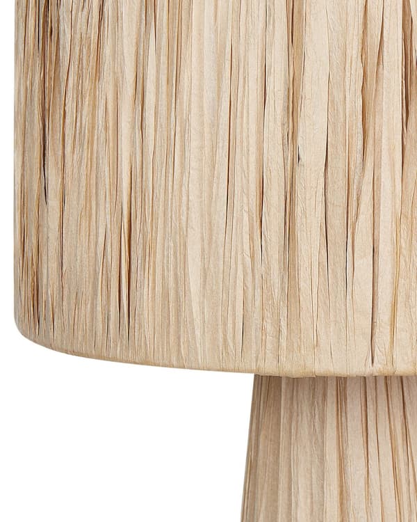 Bordlampe Naturlig raffia Bohemsk stil Håndlaget Belysning Dekorasjon