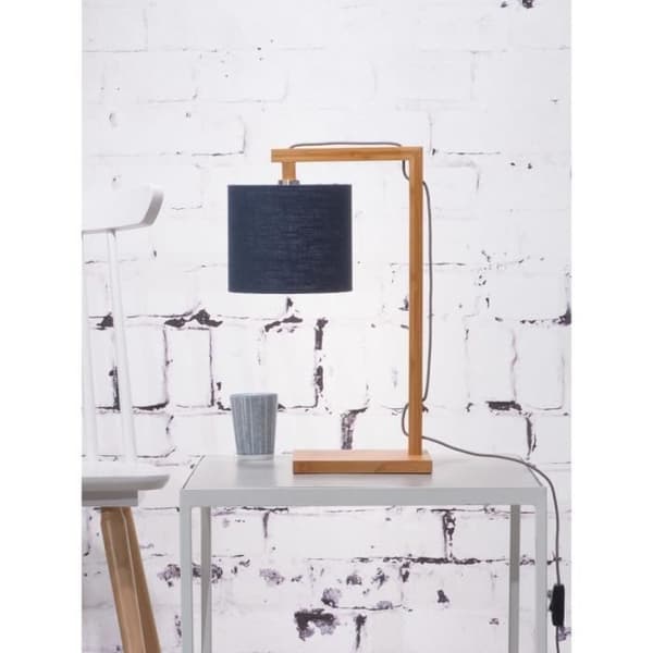 Bordslampa - HIMALAYA - Bambu - Ekologisk belysning - Skandinavisk stil - 1 glödlampa E27