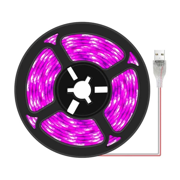 5m 5V USB Led Plant Grow Light Full Spectrum Phyto Lamp Strip For Seeds Flower Greenhouse Tent Hydroponic Plants Lighting