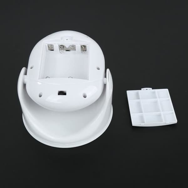 Trådlös 360° rörelsesensor LED-lampa för trädgårdsväggtoaletter - Vit
