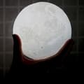 Miniatyrbild 2 av 2: USB 3D LED Magic Moon Nattljus Bord Moonlight Skrivbord Månlampa Present 15cm