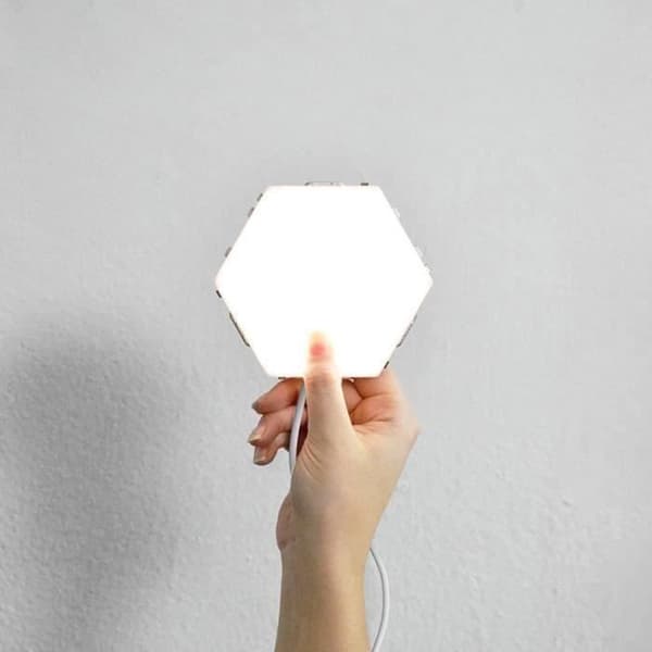 Nattljus - LED - Hexagonal - Touch - Magnetisk - Inomhus