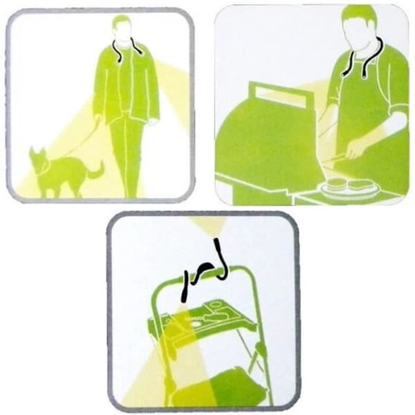 4LED Multi-funktion Kram Hands-free Nacke Flexibel Ljus Läs Ficklampa Lamp Bok Ljus