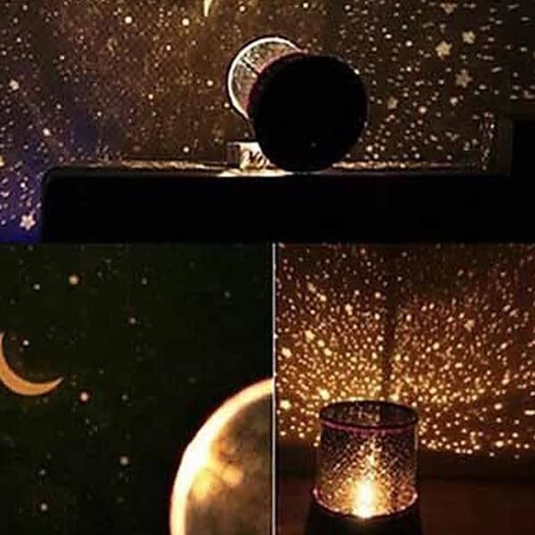 romantisk led stjärnklar natthimmel projektorlampa barn present stjärnor kosmos lysande mästare