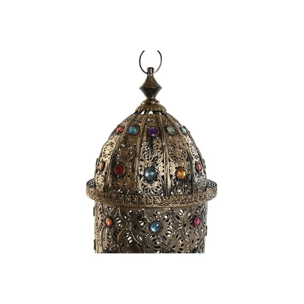 Bordslampa Home ESPRIT Multicolour Gyllene Metall 50 W 220 V 25 x 25 x 55 cm (2 antal)