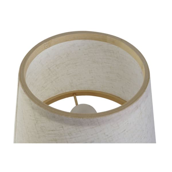Bordslampa DKD Home Decor Brun Naturell Bambu 50 W 220 V 24 x 24 x 34 cm