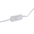 Miniatyrbillede 4 af 5: Bordlampe Home ESPRIT Hvid Brun Krystal Tov 220 W 60 V 28 x 28 x 45 cm (2 enheder)