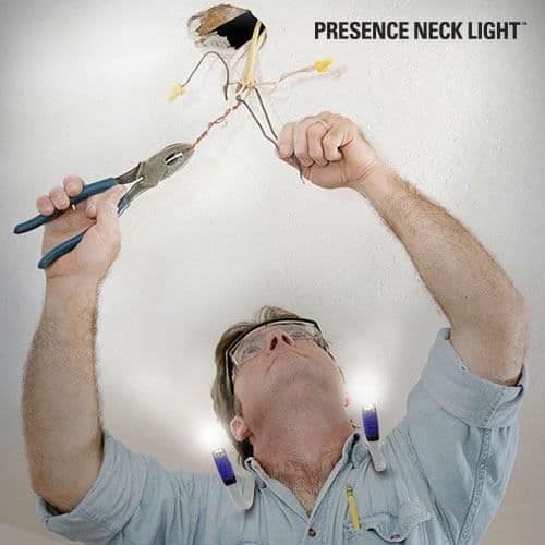 LED-närvaroljus flexibel läslampa