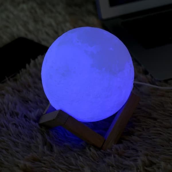 LED Moon Light Dekoration Nattlampa - Moon 15cm