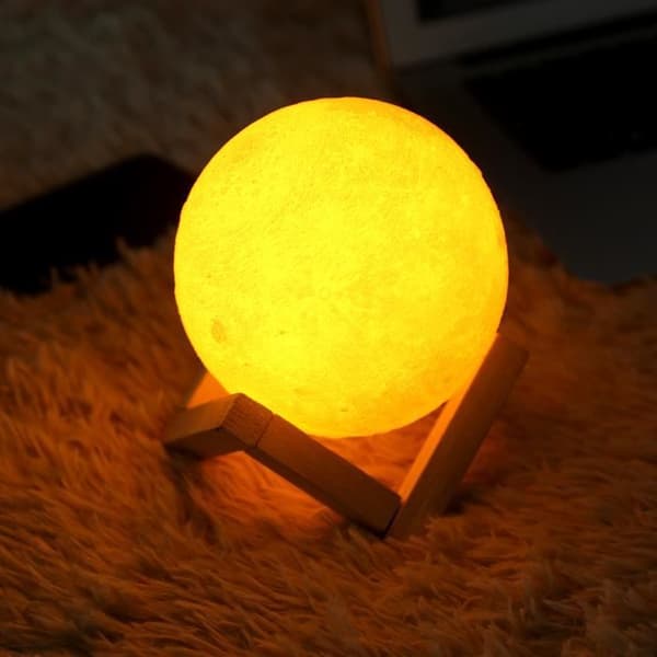 LED Moon Light Dekoration Nattlampa - Moon 15cm