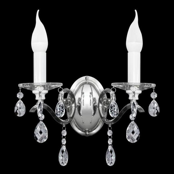LORETA LAMPA (02) 34 X 20 X 32 CM SILVER