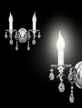 Miniatyrbild 2 av 5: LORETA LAMPA (02) 34 X 20 X 32 CM SILVER