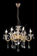 Miniatyrbild 2 av 3: GLITTERLAMPA (2) FI 70 X 52 CM GULD