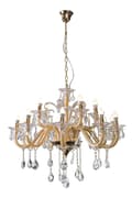 Miniatyrbild 1 av 3: GLITTERLAMPA (2) 95 X 70 CM GULD