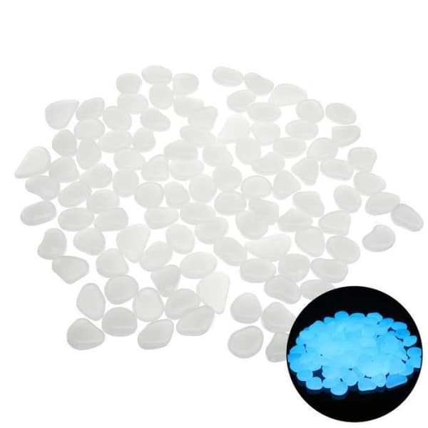 Luminous Pebbles - VV07764 - 100ST - Harts - 2-3 cm - Utomhus trädgårdsdekoration