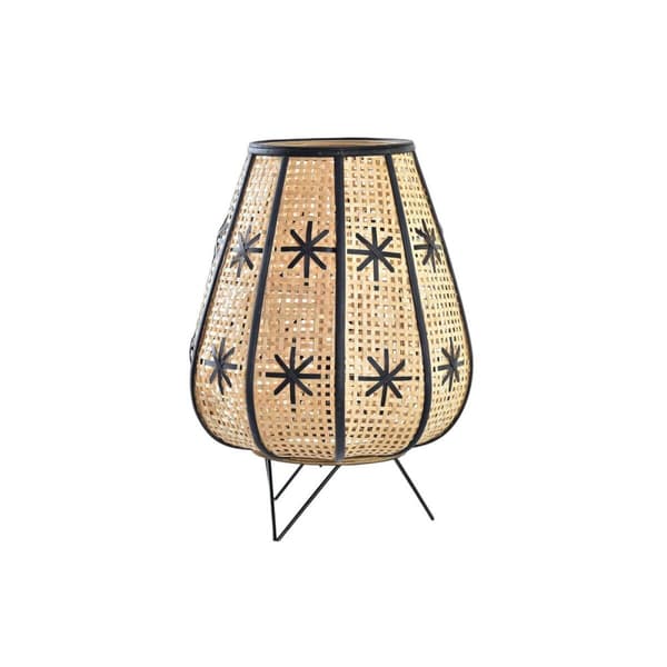 Bordslampa DKD Home Decor Svart Metall Brun 220 V 50 W 37 x 37 x 47 cm