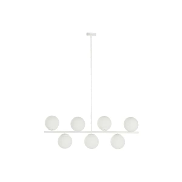 Loftslampe DKD Home Decor 98 x 45 x 30 cm Krystal Metal Hvid 50 W