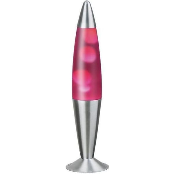 Dekorativ lampa - RABALUX - Lollipop 2 - Färg transparent - Rosa - Silver Metallisk, Rosa