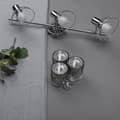 Miniatyrbillede 4 af 8: Lampe Activejet AJE-GIZEL 3P Sølv Metal 40 W - Moderne loftlampe i sølvfarvet metal med 3 lyspunkter og 40 W lysstyrke.