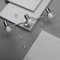 Miniatyrbillede 7 af 8: Lampe Activejet AJE-GIZEL 3P Sølv Metal 40 W - Moderne loftlampe i sølvfarvet metal med 3 lyspunkter og 40 W lysstyrke.