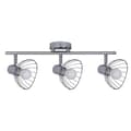 Miniatyrbillede 1 af 8: Lampe Activejet AJE-GIZEL 3P Sølv Metal 40 W - Moderne loftlampe i sølvfarvet metal med 3 lyspunkter og 40 W lysstyrke.