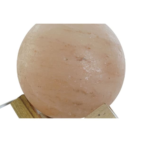 Pöytälamppu DKD Home Decor Ruskea Pinkki Suola Akaasia 15 W 220 V 15 x 15 x 20 cm