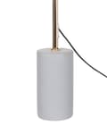 Miniatyrbilde 9 av 11: Nattbordslampe Beige linneskjerm Betongfot i metall 68 cm Moderne stil Stue Soverom