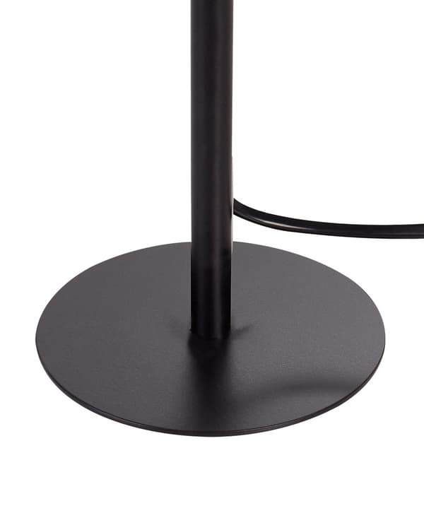 Nattbordslampe Hvid Boucle trommeskærm Metal sokkel 40 cm Moderne stil Stue Soveværelse